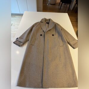 Zara taupe long coat